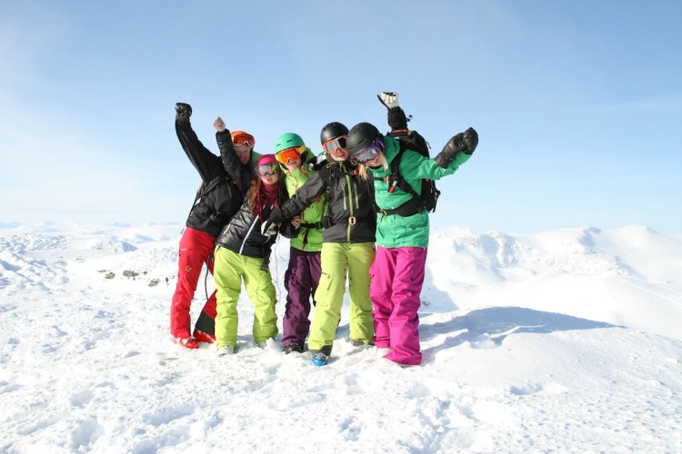 Heliski Riksgränsen. Foto: Carl Lundberg