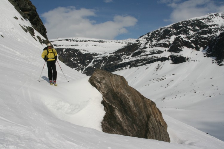 Heliski Riksgränsen 6 maj 2009. Foto: Andreas Bengtsson